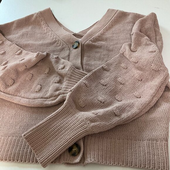 Moon & Madison Womens Knit Button-Up Cardigan Sweater Medium - Picture 6 of 11